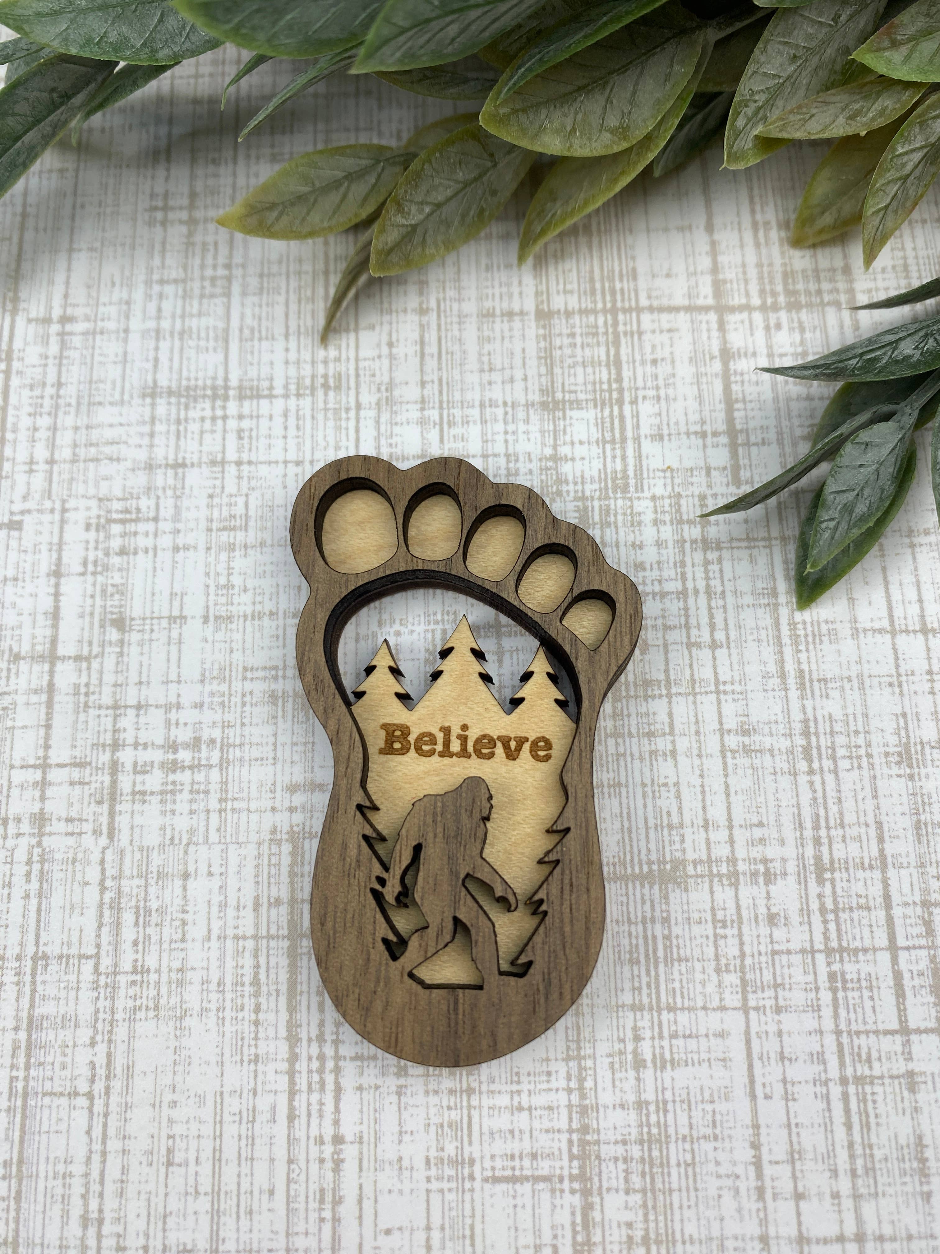Bigfoot / Sasquatch Believe Magnet