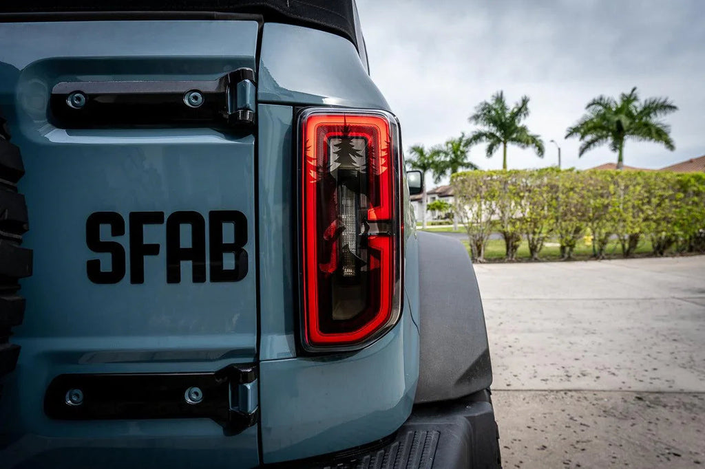 Bigfoot aka Sasquatch in the Woods Tail Light Overlays - 2021+ Bronco