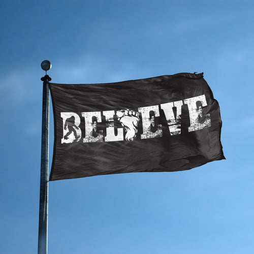 Bigfoot Believe Flag