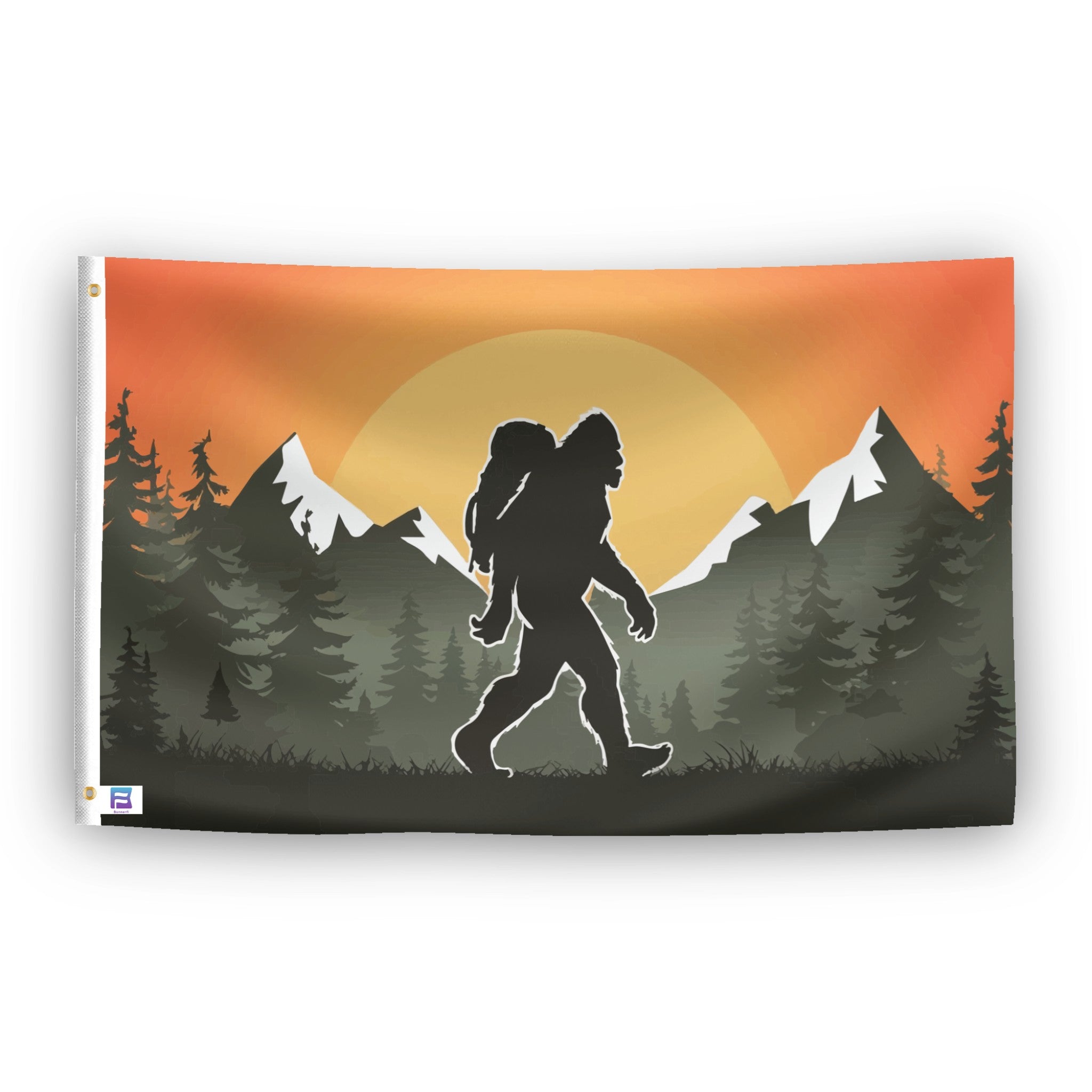 Bigfoot Hiking Flag