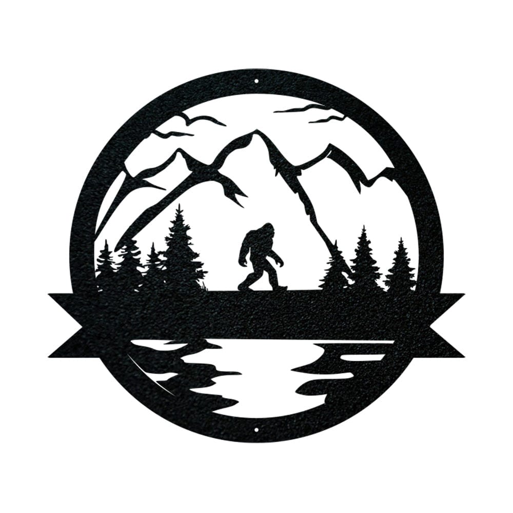 Bigfoot Metal Sign