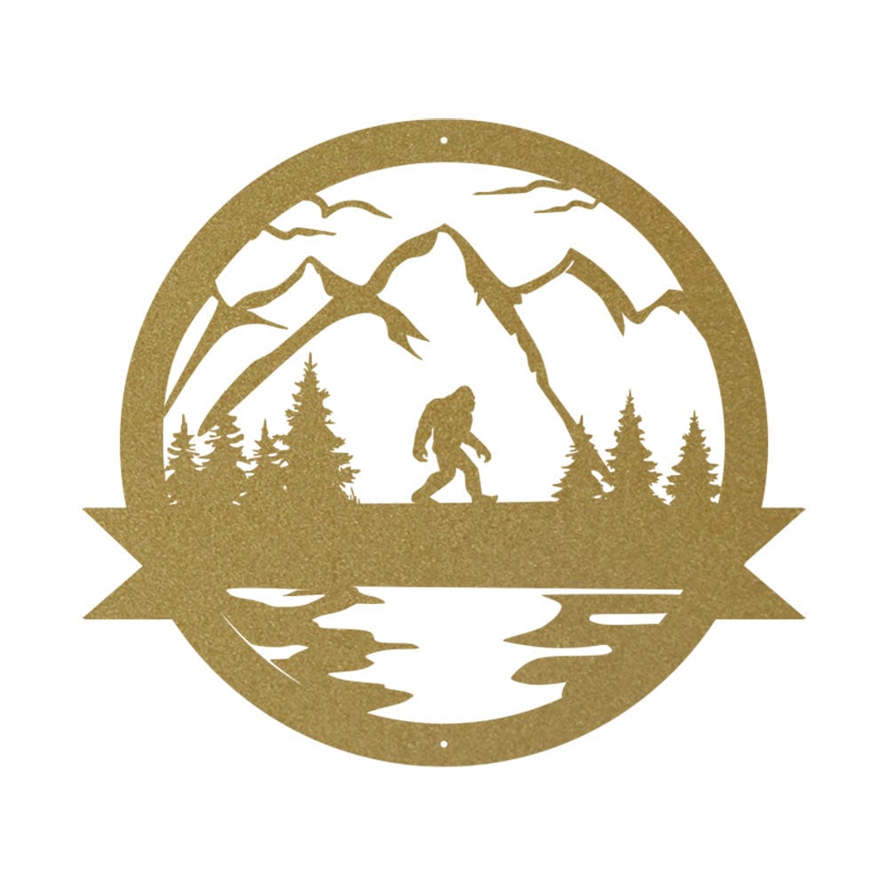 Bigfoot Metal Sign