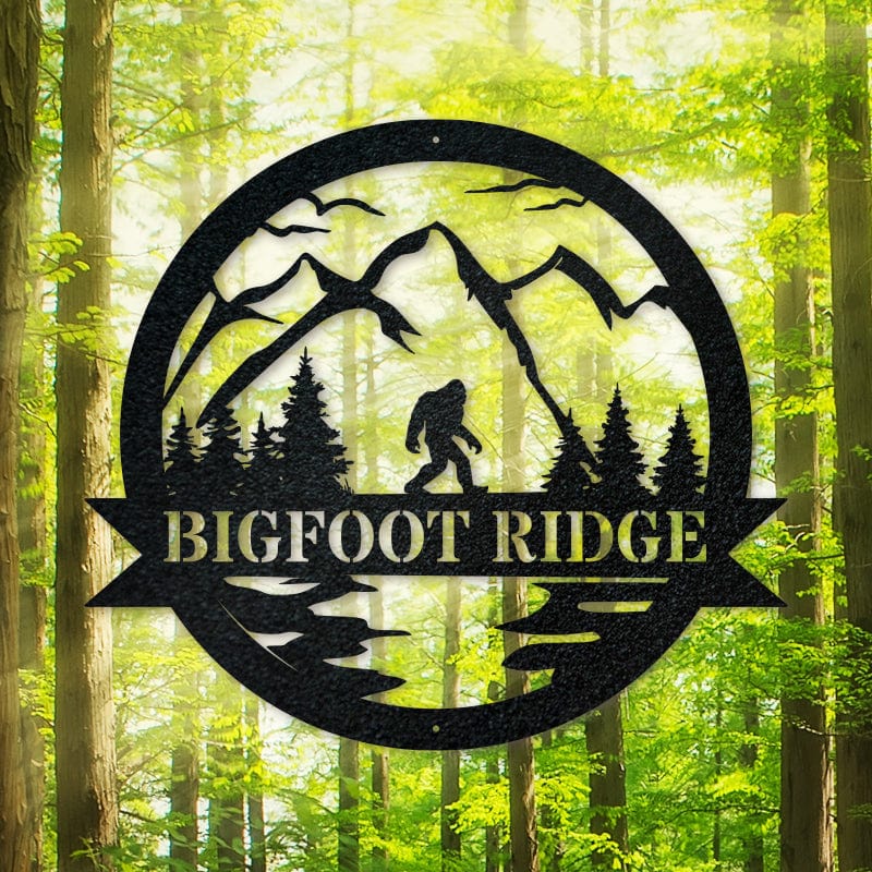 Bigfoot Metal Sign