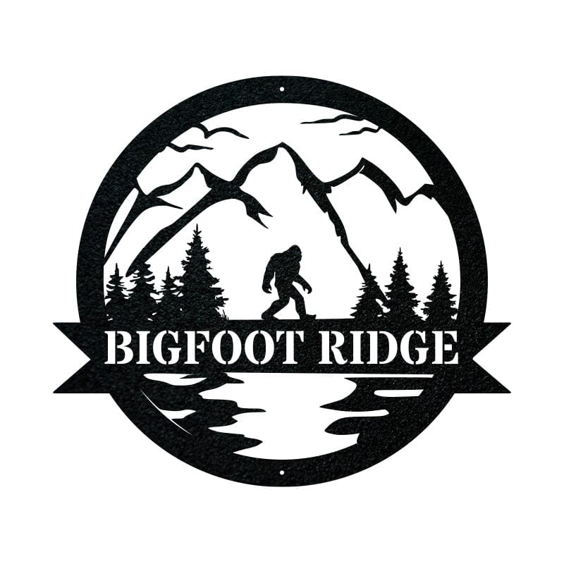 Bigfoot Metal Sign